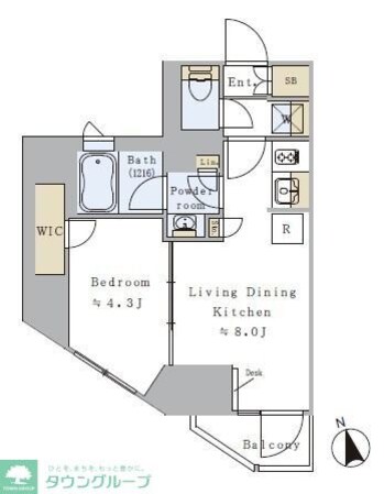 プライマル元浅草の物件間取画像